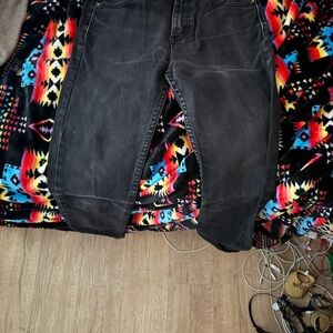 Levi's Black Denim Jeans with Waterless Care Tag